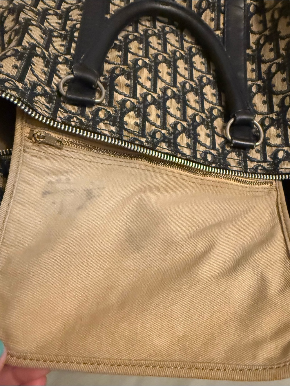 Christian Dior Oblique Monogram Boston/Duffle Bag - Picture 13 of 16